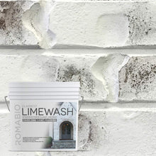 Load image into Gallery viewer, Romabio Classico Limewash Interior/Exterior Paint, Italian slaked-Lime, One Coat