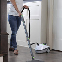 Load image into Gallery viewer, Steamfast SF-370 Canister Cleaner with 15 Accessories-All-Natural, Chemical-Free Pressurized Steam Cleaning for Most Floors, Counters, Appliances, Windows, Autos, and More, 64 inches, White
