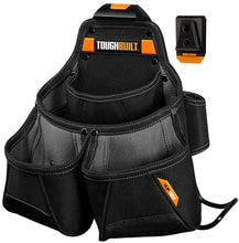 Load image into Gallery viewer, ToughBuilt - Framer Tool Pouch - Multi-Pocket Organizer, Heavy Duty, Deluxe Premium Quality, Durable - 9 Pockets, Hammer Loop (Patented ClipTech Hub &amp; Work Belts) (TB-CT-02)