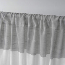 Load image into Gallery viewer, Exclusive Home Curtains Darma Sheer Linen Rod Pocket Curtain Panel Pair