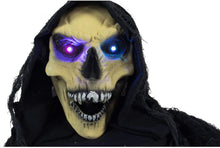Load image into Gallery viewer, Haunted Hill Farm HHRPR-6FLSA Life-Size Animatronic Reaper, Indoor/Outdoor Halloween Decoration, Multi