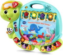 Load image into Gallery viewer, VTech Touch and Teach Sea Turtle Interactive Learning Book