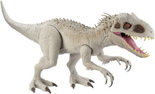 Load image into Gallery viewer, Jurassic World Camp Cretaceous Isla Nublar Super Colossal Indominus Rex 18-in High &amp; 3.5 Ft Long /45.72 x 104.14-cm Realistic Color, Movable Arms &amp; Legs, Swallows 20 Mini Action Figures