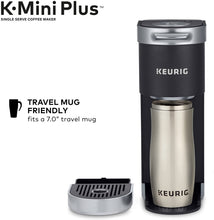 Load image into Gallery viewer, Keurig K-Mini Plus Coffee Maker, Single Serve K-Cup Pod Coffee Brewer, Comes With 6 to 12 oz. Brew Size, K-Cup Pod Storage, and Travel Mug Friendly