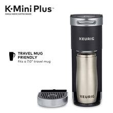 Load image into Gallery viewer, Keurig K-Mini Plus Single Serve K-Cup Pod Coffee Maker, with 6 to 12oz Brew Size, Stores up to 9 K-Cup Pods, Travel Mug Friendly