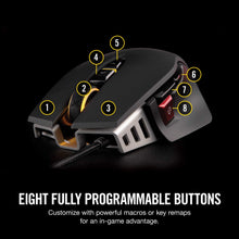 Load image into Gallery viewer, Corsair M65 Elite - FPS Gaming Mouse - 18,000 DPI Optical Sensor