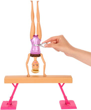 Load image into Gallery viewer, Barbie Gymnastics Playset: Barbie Doll with Twirling Feature, Balance Beam, 15+ Accessories for Ages 3 and Up