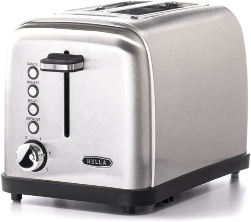 BELLA Classics 2-slice Stainless Steel Toaster