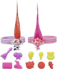 Load image into Gallery viewer, Trolls DreamWorks Tiny Dancers Friend Pack with 2 Tiny Dancers Figures, 2 Bracelets, and 10 Charms, Toy Inspired by The Movie World Tour
