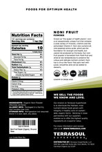 Load image into Gallery viewer, Terrasoul Superfoods Organic Noni Fruit Powder, 16 Ounces