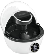 Load image into Gallery viewer, Gourmia GCR1700 10 in 1 Programmable Air Fryer &amp; Multi Cooker - Robotic Hands-Free Stirrer - 1230W - White - Bonus Recipe Book