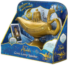 Load image into Gallery viewer, Aladdin Genie Lamp Speaker Lights Up Line in Jack Connects MP3 Player or Smart Device