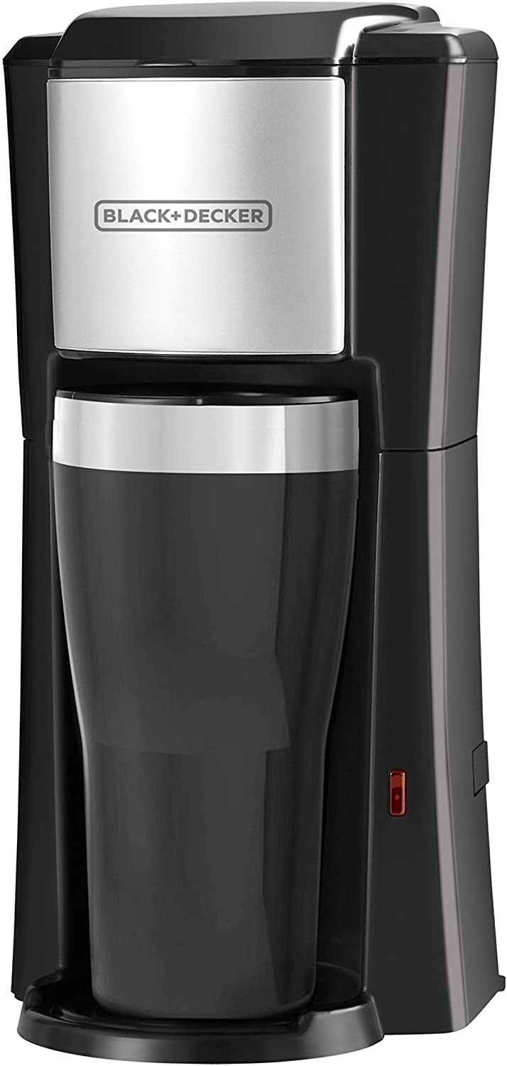 BLACK+DECKER Single Serve Coffeemaker, Black, CM618