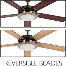 Load image into Gallery viewer, Design House 154336 Eastport 2 Light Ceiling Fan 52&quot;, Satin Nickel