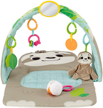 Load image into Gallery viewer, Fisher-Price Ready to Hang Sensory Sloth Gym, Infant Activity Mat With Toys For Tummy Time and Play