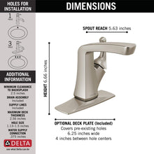 Load image into Gallery viewer, Delta Faucet Vesna Handle Bathroom Faucet