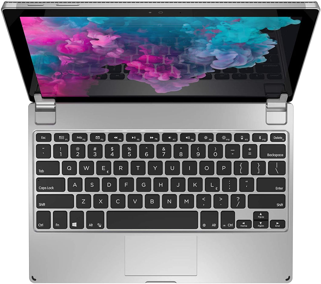 Brydge 12.3 Keyboard for Microsoft Surface Pro 6 / Surface Pro 5 / Pro 4 and Pro 3. Wireless Bluetooth Keyboard with Integrated Touchpad