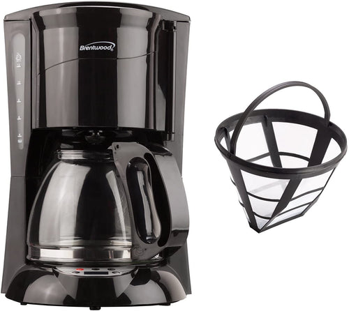 Brentwood Digital Coffee Maker, 12-Cup, Black