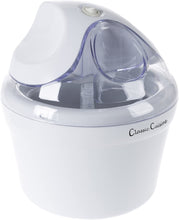 Load image into Gallery viewer, Ice Cream Maker- Also Makes Sorbet, Frozen Yogurt Dessert, 1 Quart Capacity Machine with Included Easy To Make Recipes by Classic Cuisine - White