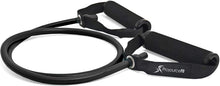 Load image into Gallery viewer, Prosource Fit Premium Heavy Duty Double Dipped Latex Stackable Resistance Band with Door Anchor and Exercise Chart