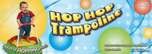 Load image into Gallery viewer, Diggin Hop Mini Toddler Trampoline with Handle. Baby Indoor Jumping Toy