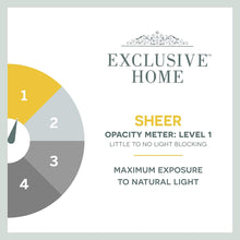 Load image into Gallery viewer, Exclusive Home Curtains Bella Window Curtain Panel Pair with Hidden Tab Top