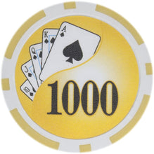 Load image into Gallery viewer, Brybelly Yin Yang Poker Chip Heavyweight 14-Gram Clay Composite – Pack of 50