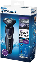 Load image into Gallery viewer, Philips Norelco Electric Shaver 5550, Wet &amp; Dry, S5590/81, with Turbo+ mode and Precision Trimmer