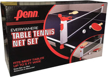 Load image into Gallery viewer, EastPointSports Penn Everywhere Table Tennis NET Set: 5-FT Retractable NET, 2-Paddles, 3-Balls