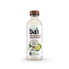 Load image into Gallery viewer, Bai Coconut Flavored Water, Andes Coconut Lime, Antioxidant Infused Drinks, 18 Fluid Ounce Bottles