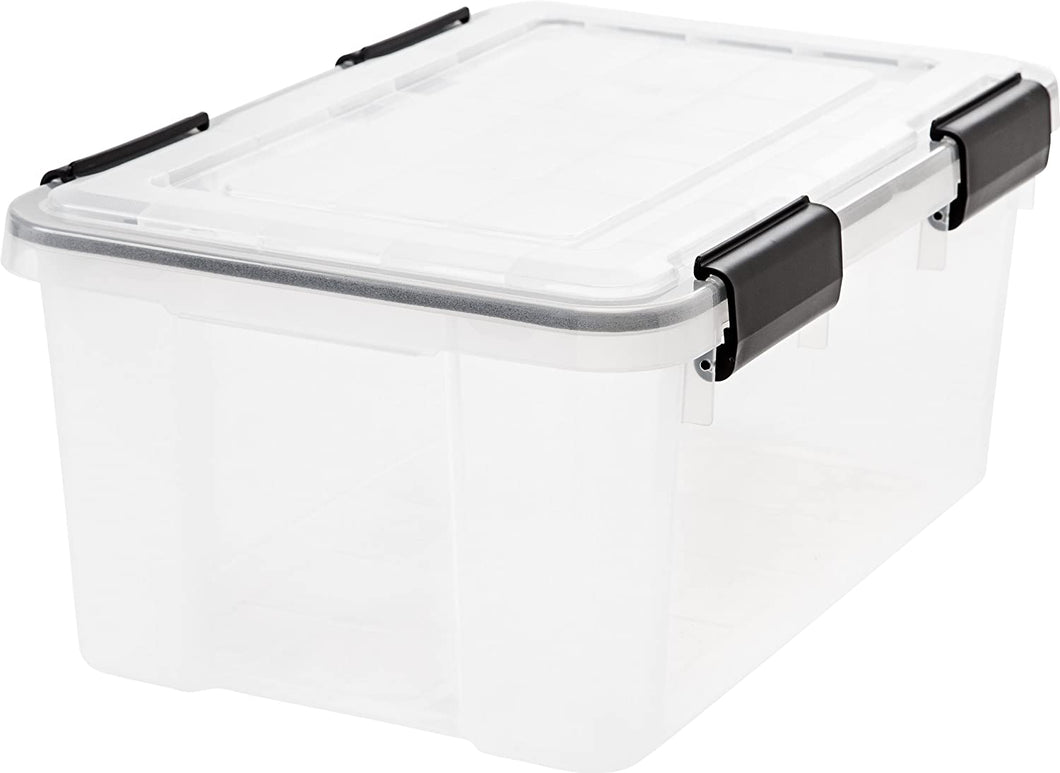 IRIS Quart WEATHERTIGHT Storage Box Clear