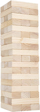 Load image into Gallery viewer, Hey! Play! Classic Giant Wooden Blocks Tower Stacking Game, Outdoors Yard Game, for Adults, Kids, Boys and Girls