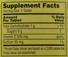 Load image into Gallery viewer, Spring Valley - Vitamin C Multiple Fruit Flavors 500 mg, 200 Chewable Tablets