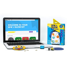 Load image into Gallery viewer, Tech Will Save Us, Sew &amp; Glow Kit, Educational STEM Toy, Ages 8 &amp; Up, Multicolor