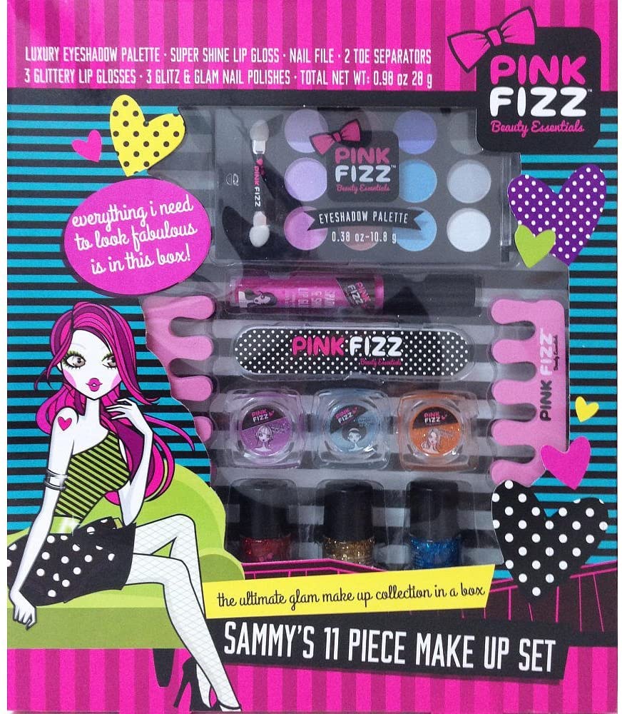 Best Accessory Group Pink Fizz Makeup Set, 11 Piece