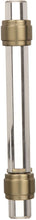 Load image into Gallery viewer, Amerock BP36654CPN Glacio Cabinet Pull, 3-3/4 Center-to-Center, Clear/Polished Nickel