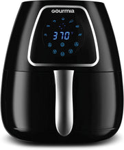 Load image into Gallery viewer, Gourmia GAF318 4 Qt Digital Air Fryer - Oil-Free Healthy Cooking - 7 One Touch Preset Modes - Removable, Dishwasher-Safe Tray - Free Recipe Book Included