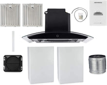 Load image into Gallery viewer, Hauslane Wall Mount Range Hood | European Style | Stainless Steel