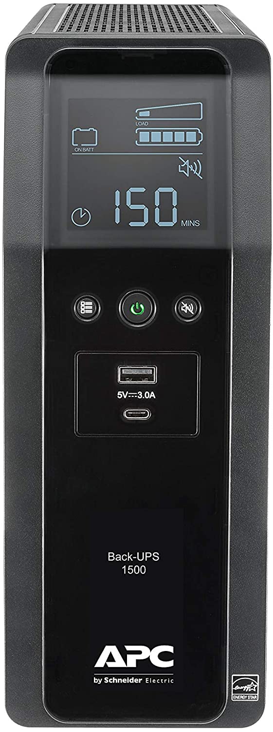 APC 1500VA Battery Backup with LCD