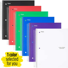 Load image into Gallery viewer, Five Star Spiral Notebook