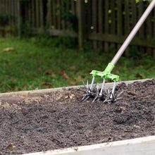 Load image into Gallery viewer, AMES 2917000 Steel Tine Garden Cultivator with Aluminum Handle, 58-Inch