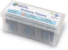 Load image into Gallery viewer, Learning Resources Primary Timers, Classroom Experiment, 1-Minute Functions, Set of 6, Ages 5+