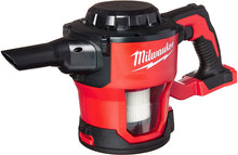 Load image into Gallery viewer, Milwaukee 0882-20 M18 Lithium Ion Cordless Compact 40 CFM Hand Held Vacuum w/ Hose Attachments and Accessories (Batteries Not Included, Power Tool Only)