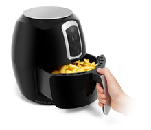 Load image into Gallery viewer, Healthy Cuisine HAFD36-3.6L Digital Air Fryer with LCD Screen and Rapid Air Circulation includes:Fry Drawer, Fry Basket, Non-Stick Fry Rack, Recipe Book
