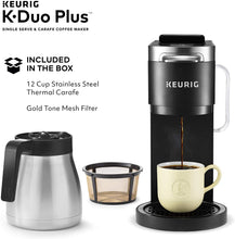 Load image into Gallery viewer, Keurig K-Duo Plus Coffee Maker, Single Serve and 12-Cup Carafe Drip Coffee Brewer, Compatible with K-Cup Pods and Ground Coffee