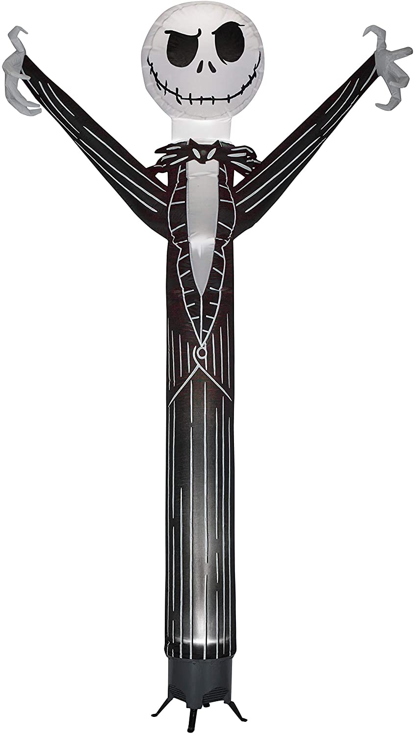 Gemmy 12' Animated Airblown Jiggler Jack Skellington w/Internal Spotlight-Disney
