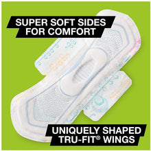 Load image into Gallery viewer, U by Kotex CleanWear Ultra Thin Pads with Wings, Heavy Flow, Unscented, 64 Count