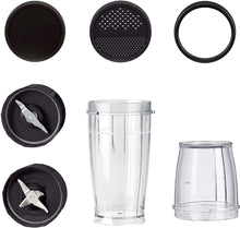 Load image into Gallery viewer, Bella - 14-oz. Rocket Blender - Black Stainless Steel