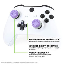 Load image into Gallery viewer, KontrolFreek FPS Freek Galaxy Purple for Xbox One Controller | 2 Performance Thumbsticks | 1 High-Rise, 1 Mid-Rise | Purple