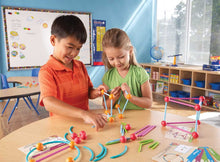 Load image into Gallery viewer, Learning Resources Dive into Shapes! A "Sea" and Build Geometry Set, 129 Pieces